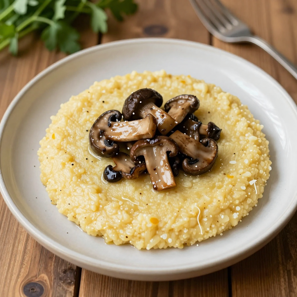Polenta e funghi porcini